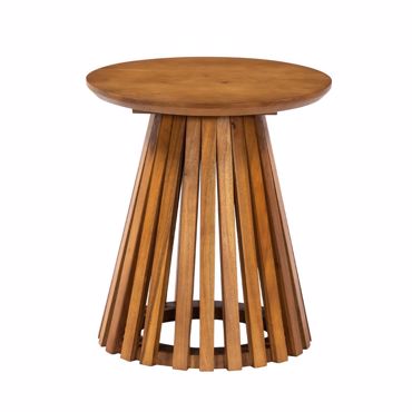 Liberta - Maison TORRE Side Table Καρυδί Φ45x50cm 04-1046